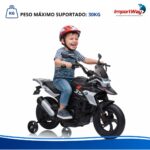 Mini Moto Elétrica Bmw Gs G310 12v Licenciada Preto - BW541PT - 9