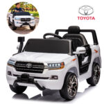 Mini Carro 12v Licenciado Toyota Land Cruiser Branco - BW598BR - 1