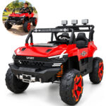 Carro Jipe Elétrico Infantil Controle Sons 12v Vermelho - BW277RVM - 1