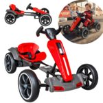 Kart Elétrico Infantil 6v Dobrável Banco Ajustável Vermelho - BW526VM - 1