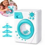 Mini Máquina De Lavar Roupa Infantil Elétrica C/ Cabide Luz - BW580 - 1
