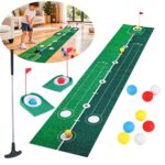 Jogo De Mini Golfe Infantil Com Pista De 2m Taco E Bolinhas - BW564 - 1