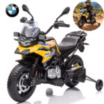 Mini Moto Bmw Gs F850 12v Licenciada Amarelo Luz Som Way - BW595AM - 1