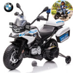 Mini Moto 12v Licenciada Bmw Gs F850 Branca Com Bagageiro - BW596BR - 1