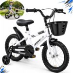 Bicicleta Infantil Aro 14 Com Rodinha Cesta Branco - BW503BR - 1