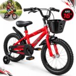 Bicicleta Infantil Aro 16 C/ Rodinha Cesta Vermelho - BW504VM - 1