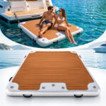 Boia Plataforma Flutuante Inflável 1,8x1,5m C/ Acesórios - IWI023 - 1