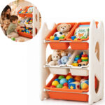 Organizador Estante De Brinquedos 3 Níveis 5 Compartimentos - BW475 - 1