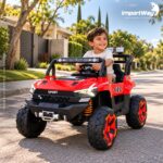 Carro Jipe Elétrico Infantil Controle Sons 12v Vermelho - BW277RVM - 10