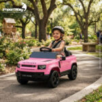 Carro Elétrico 12v Licenciado Land Rover Defender Rosa - BW603RS - 10