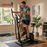 BICICLETA ERGOMÉTRICA HORIZONTAL E ELÍPTICO COM ASSENTO - IWF029 - 10