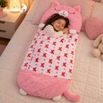 Saco De Dormir Cobertor Infantil Importway Rosa 135x50cm - BW227RS - 10