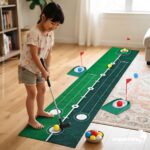 Jogo De Mini Golfe Infantil Com Pista De 2m Taco E Bolinhas - BW564 - 10