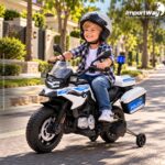 Mini Moto 12v Licenciada Bmw Gs F850 Branca Com Bagageiro - BW596BR - 10