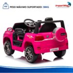 Mini Carro 12v Licenciado Toyota Land Cruiser Rosa - BW598RS - 11