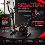 BICICLETA ERGOMÉTRICA HORIZONTAL E ELÍPTICO COM ASSENTO - IWF029 - 11