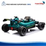 Mini Go Kart 12v Licenciado Aston Martin Aramco F1 Verde - BW593VD - 11