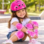 Kit De Proteção Infantil Completo Ajustável C/ Capacete Rosa - BW521RS - 11