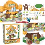 Kit Cozinha Completa Infantil Casa Na Árvore 43 Acessórios - BW572 - 11