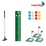 Jogo De Mini Golfe Infantil Com Pista De 2m Taco E Bolinhas - BW564 - 11