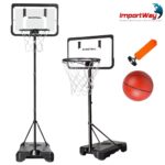 Cesta Tabela Basquete Infantil C/ Suporte Bola E Bomba De Ar - BW562 - 11