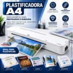 Plastificadora A4 300w 220v Quente E Fria Compacta Branca - IWE019BR - 11