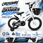 Bicicleta Infantil Aro 14 Com Rodinha Cesta Branco - BW503BR - 11