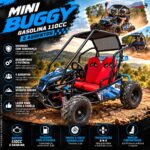 Mini Buggy Gasolina 110cc Azul Até 120kg Buginho 2 Assentos - IWBUG110AZ - 11