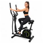 BICICLETA ERGOMÉTRICA HORIZONTAL E ELÍPTICO COM ASSENTO - IWF029 - 2