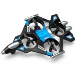 Drone Avião De Controle Remoto Aero Caça Jato 360° Azul - BW590AZ - 2