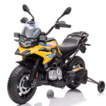 Mini Moto Bmw Gs F850 12v Licenciada Amarelo Luz Som Way - BW595AM - 2