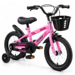 Bicicleta Infantil Aro 14 Com Rodinha Cesta Rosa - BW503RS - 2