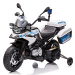 Mini Moto 12v Licenciada Bmw Gs F850 Branca Com Bagageiro - BW596BR - 2