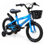 Bicicleta Infantil Aro 14 Com Rodinha Cesta Azul - BW503AZ - 2