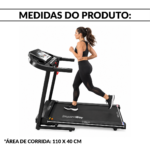 Esteira Elétrica Ergométrica 3hp 220v Até 14km/h - IWF030 - 3