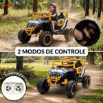 Quadriciclo Elétrico Infantil 12v Com Luz E Som Branco - BW399BR - 3