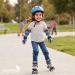 Kit De Proteção Infantil Completo Ajustável C/ Capacete Azul - BW520AZ - 3