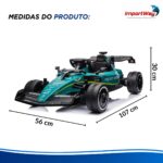 Mini Go Kart 24v Licenciado Aston Martin Aramco F1 Verde - BW594VD - 3