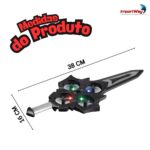 Drone Infantil Quadricóptero Espada Voadora C/ Luz Controle - BW589 - 3