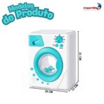 Mini Máquina De Lavar Roupa Infantil Elétrica C/ Cabide Luz - BW580 - 3