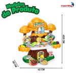 Kit Cozinha Completa Infantil Casa Na Árvore 43 Acessórios - BW572 - 3