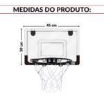 Tabela Basquete Infantil Para Porta Com Bola E Bomba De Ar - BW561 - 3