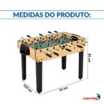 Mesa De Jogos Multifuncional 10x1 122x61x81cm Pebolim Sinuca - IWJ015MD - 3