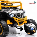 Quadriciclo Elétrico Infantil 12v Com Luz E Som Branco - BW399BR - 4