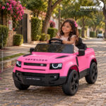 Carro Elétrico 12v Licenciado Land Rover Defender Rosa - BW603RS - 4
