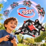 Drone Avião De Controle Remoto Aero Caça Jato 360° Vermelho - BW590VM - 4