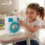 Mini Máquina De Lavar Roupa Infantil Elétrica C/ Cabide Luz - BW580 - 4