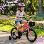 Bicicleta Infantil Aro 14 Com Rodinha Cesta Rosa - BW503RS - 4