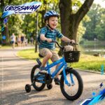 Bicicleta Infantil Aro 14 Com Rodinha Cesta Azul - BW503AZ - 4