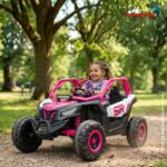 Quadriciclo Elétrico Infantil 24v Rosa Assento Duplo Luz Som - BW398RS - 5